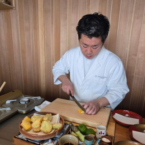 Déjeuner : Menu Omakasé 2026 (Au comptoir du chef)